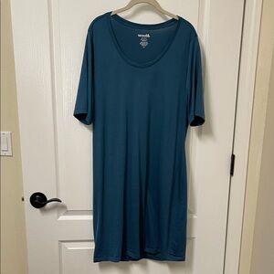 Wool& Chloe XXL Women's Teal Dress